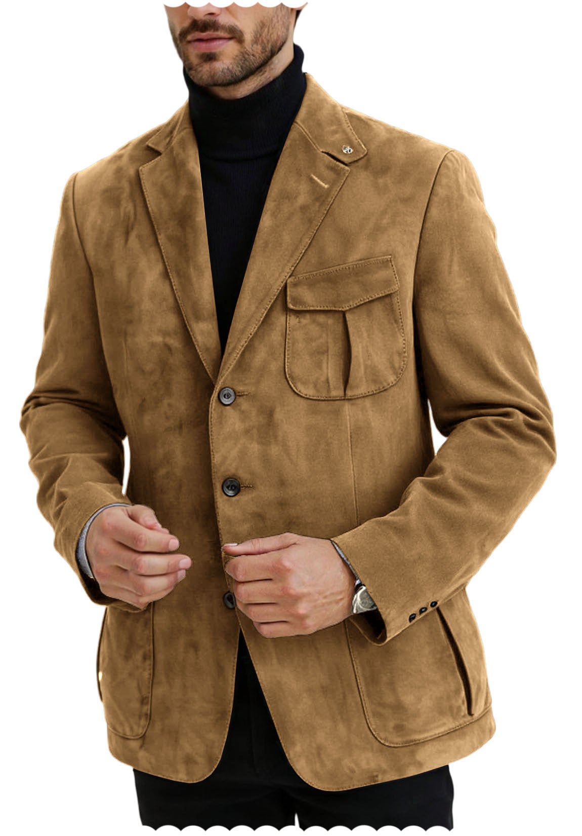 men suede jacket
