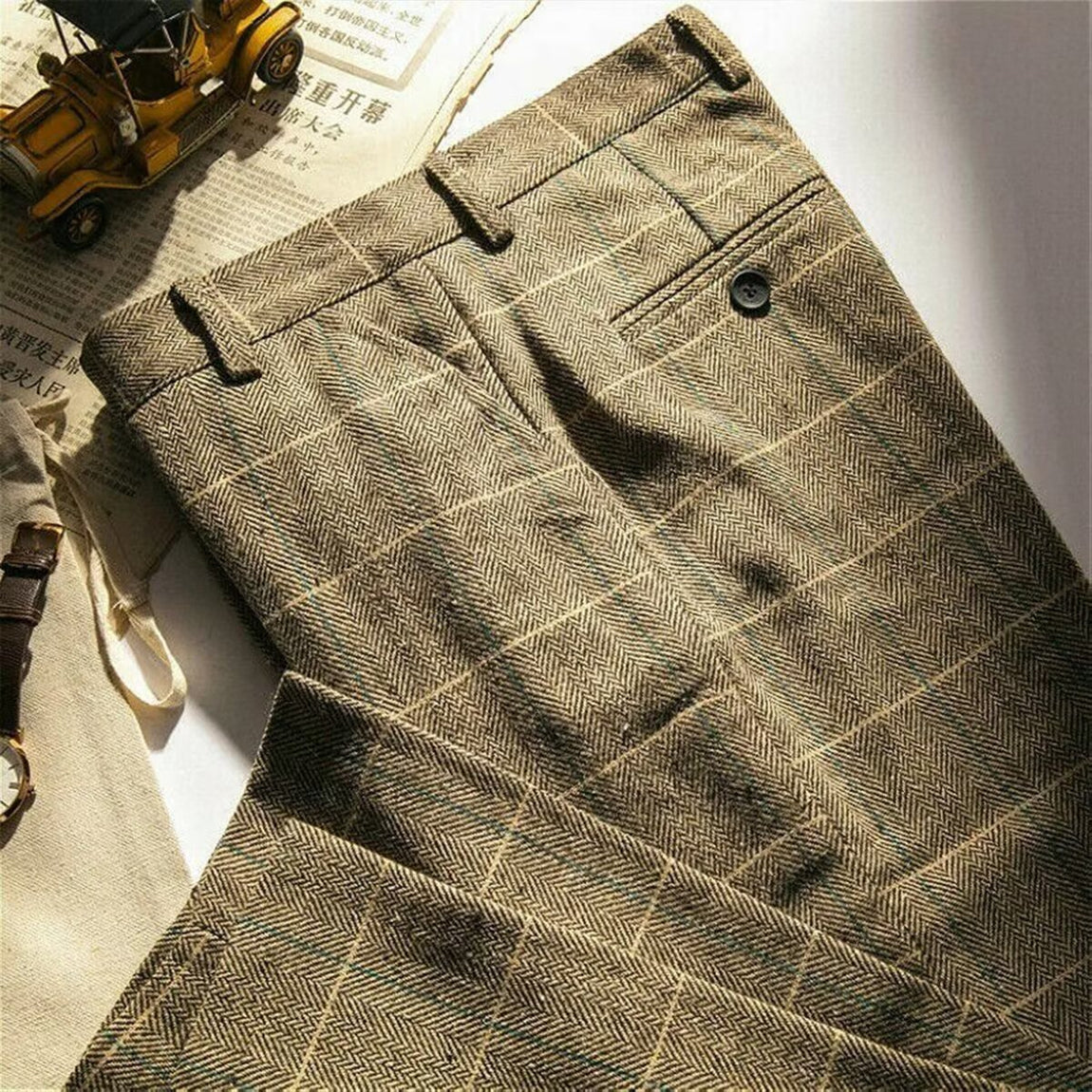 Men's tweed pants
