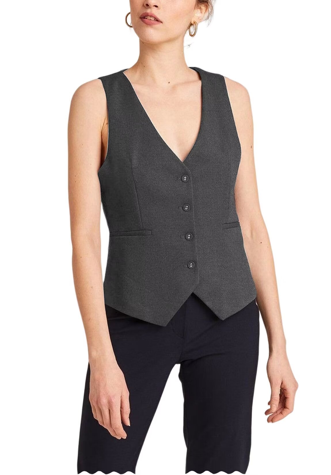 Women's grey vest 