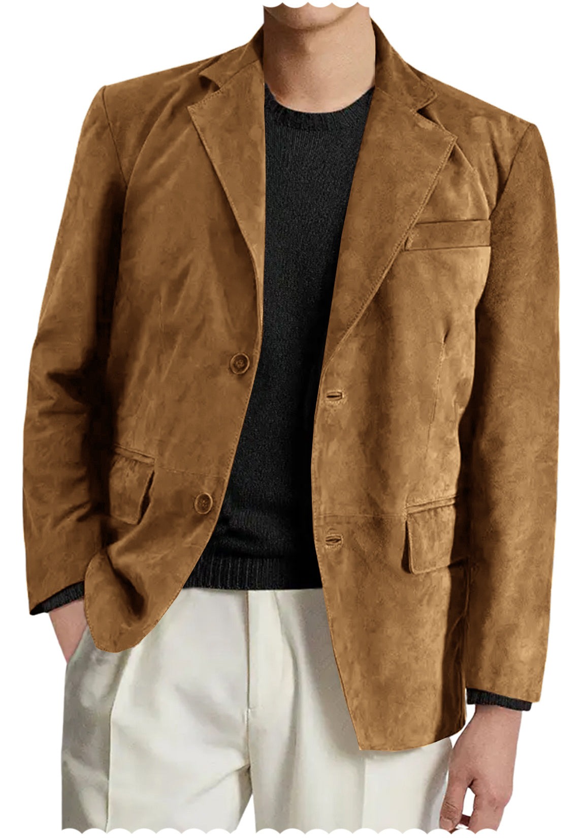 men suede jacket