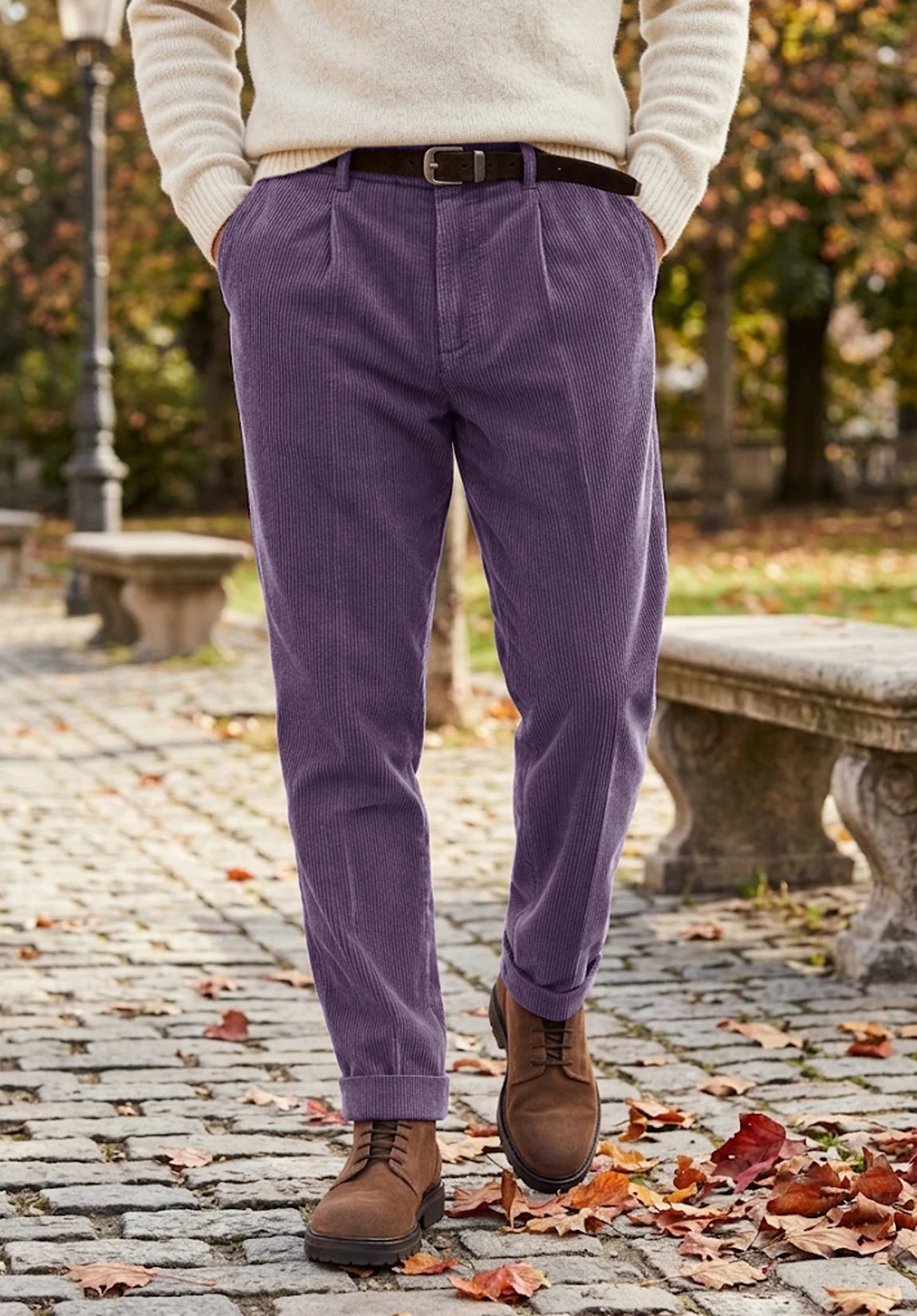 Men's purple pants