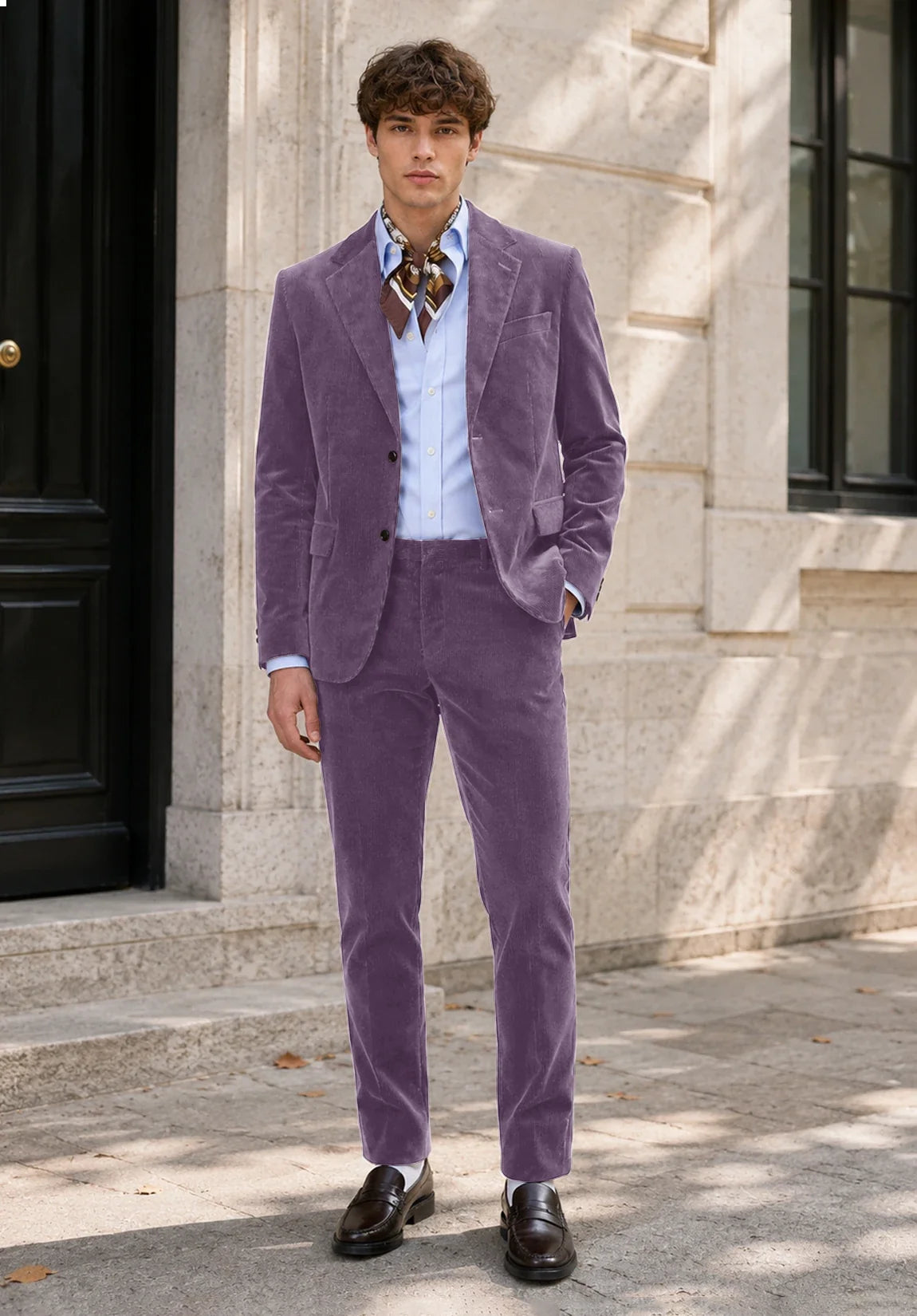 Men purple Suit