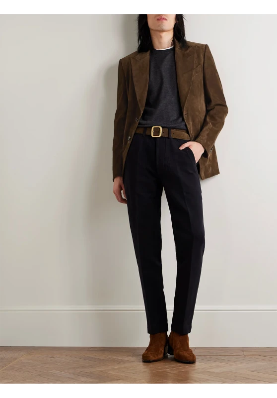 men's suede blazer