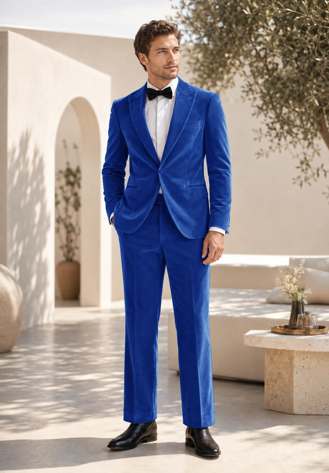 Men royal blue Suit