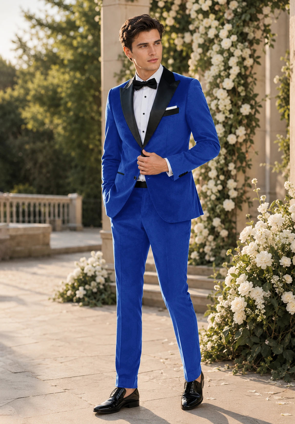 Men royal blue Suit