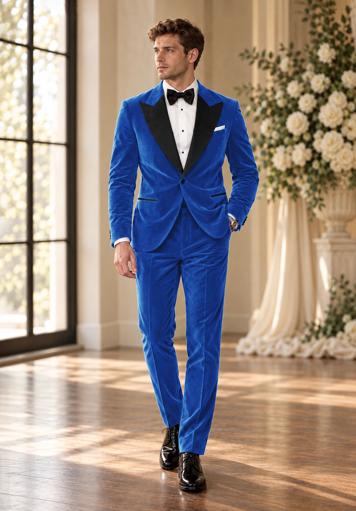 Men royal blue Suit