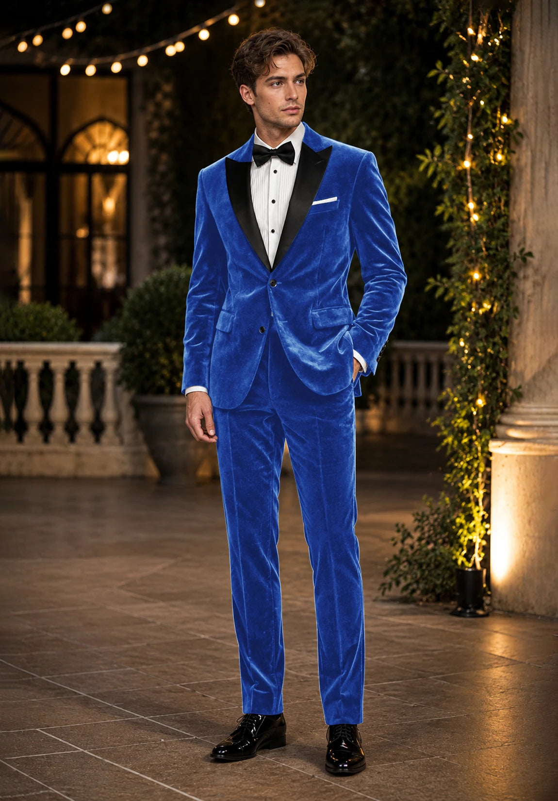 Men royal blue Suit