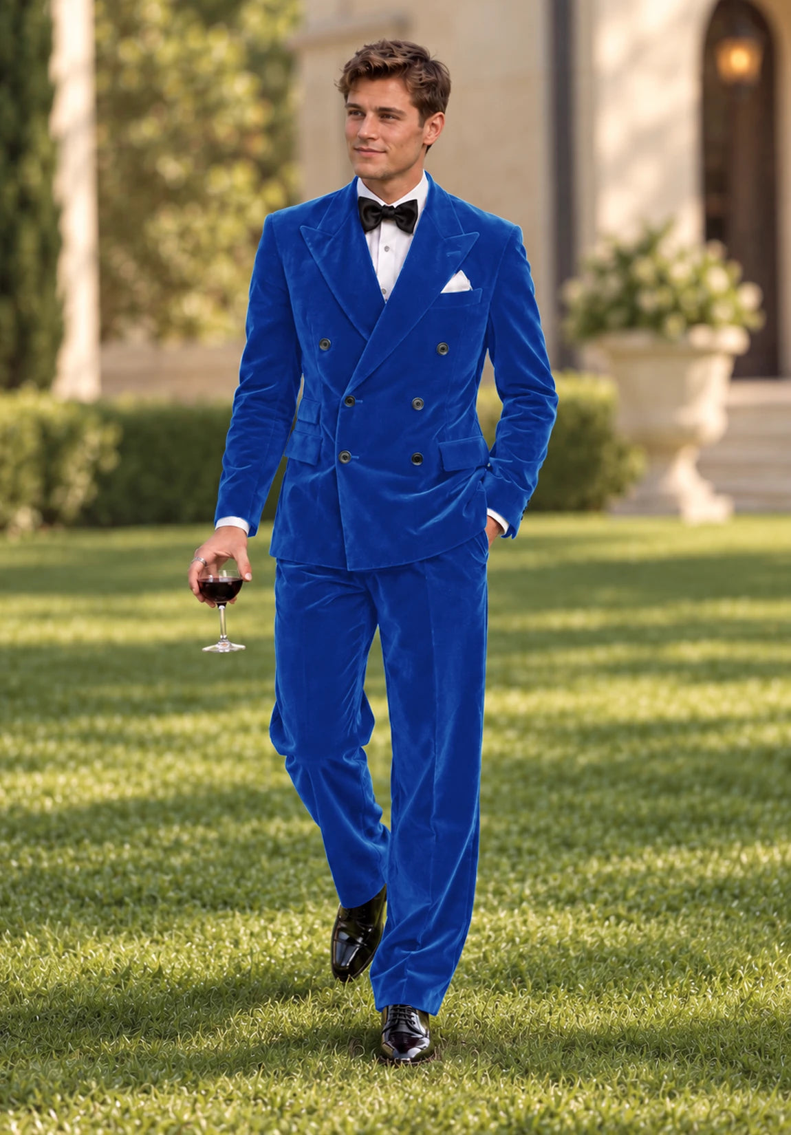 Men royal blue Suit