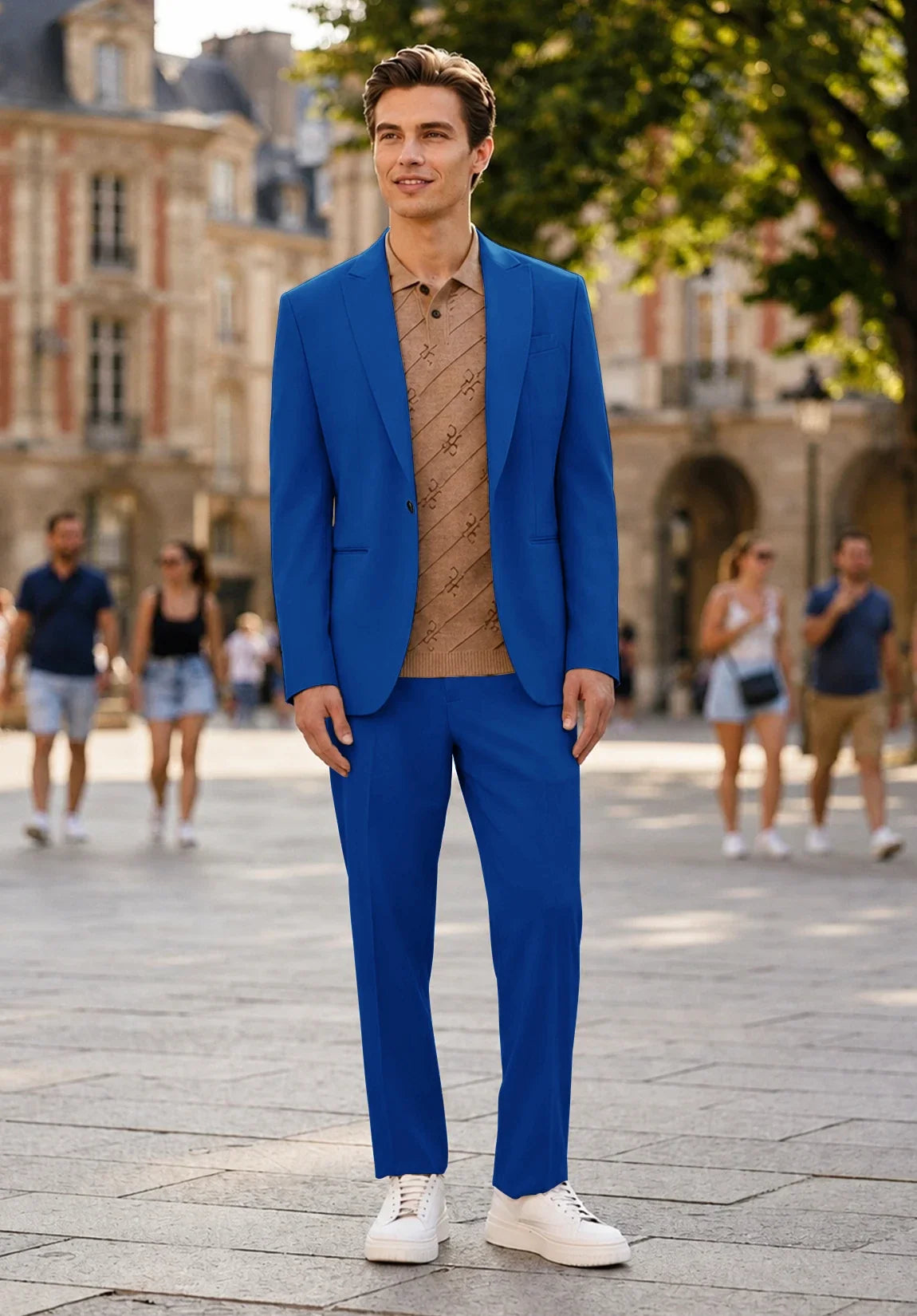Men royal blue Suit