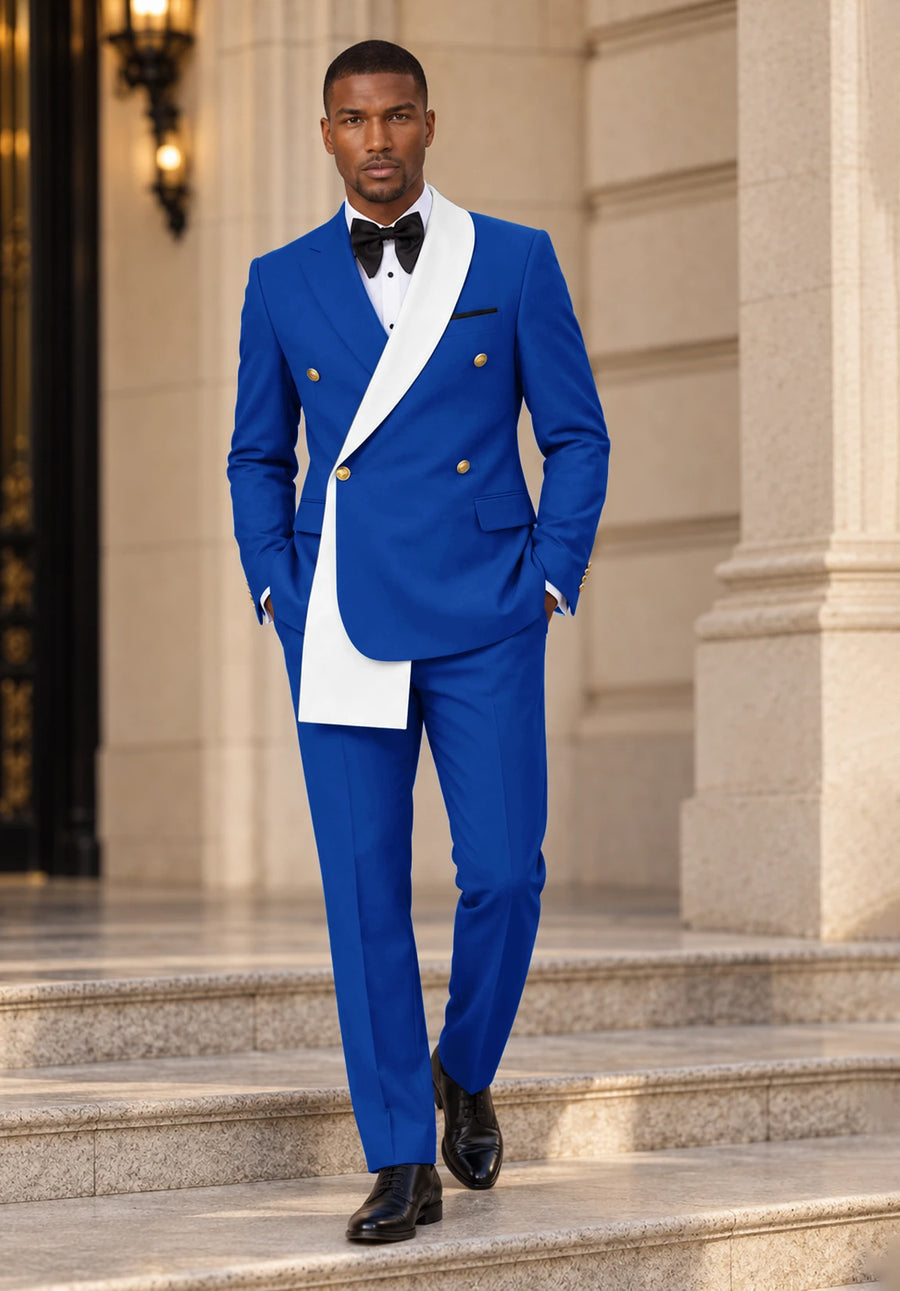 Men royal blue Suit