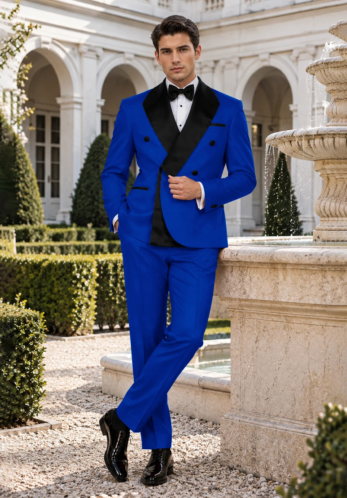 Men royal blue Suit