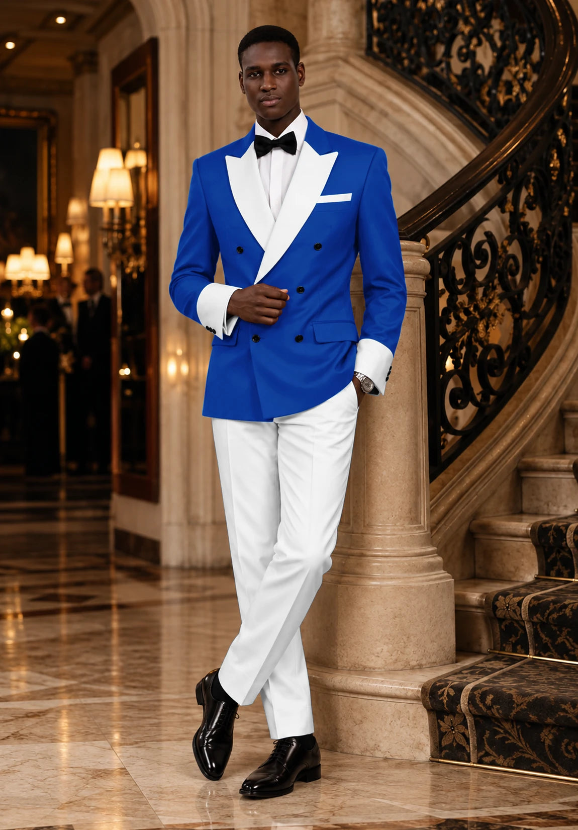 Men royal blue Suit