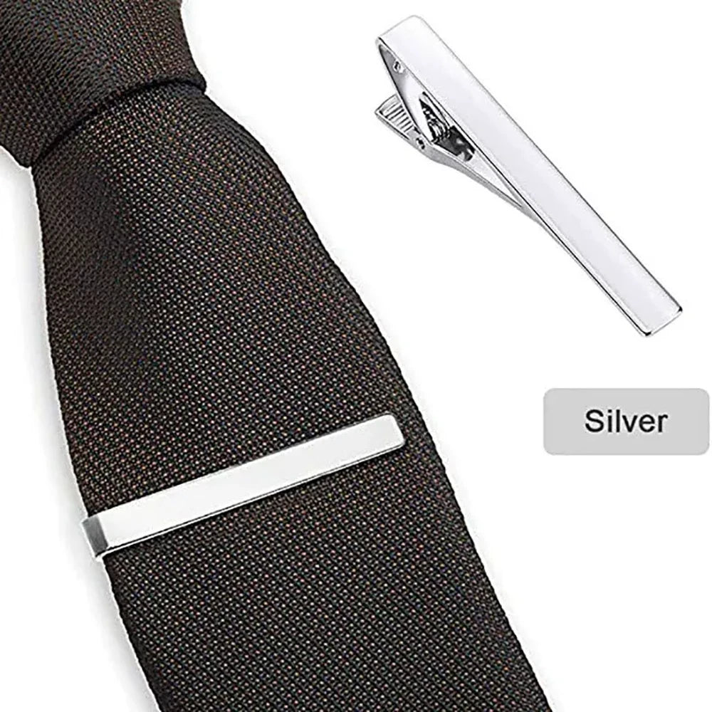 Men's Silver Classic Tie Clip