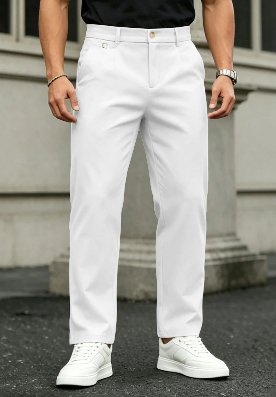 Men's white pants