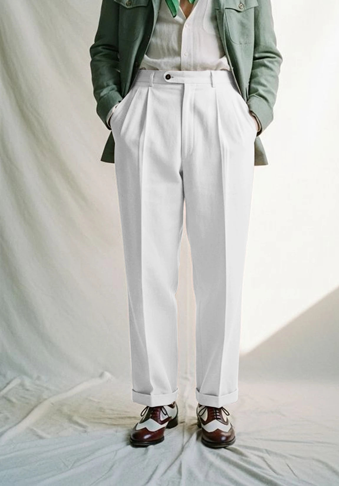 Men's white pants