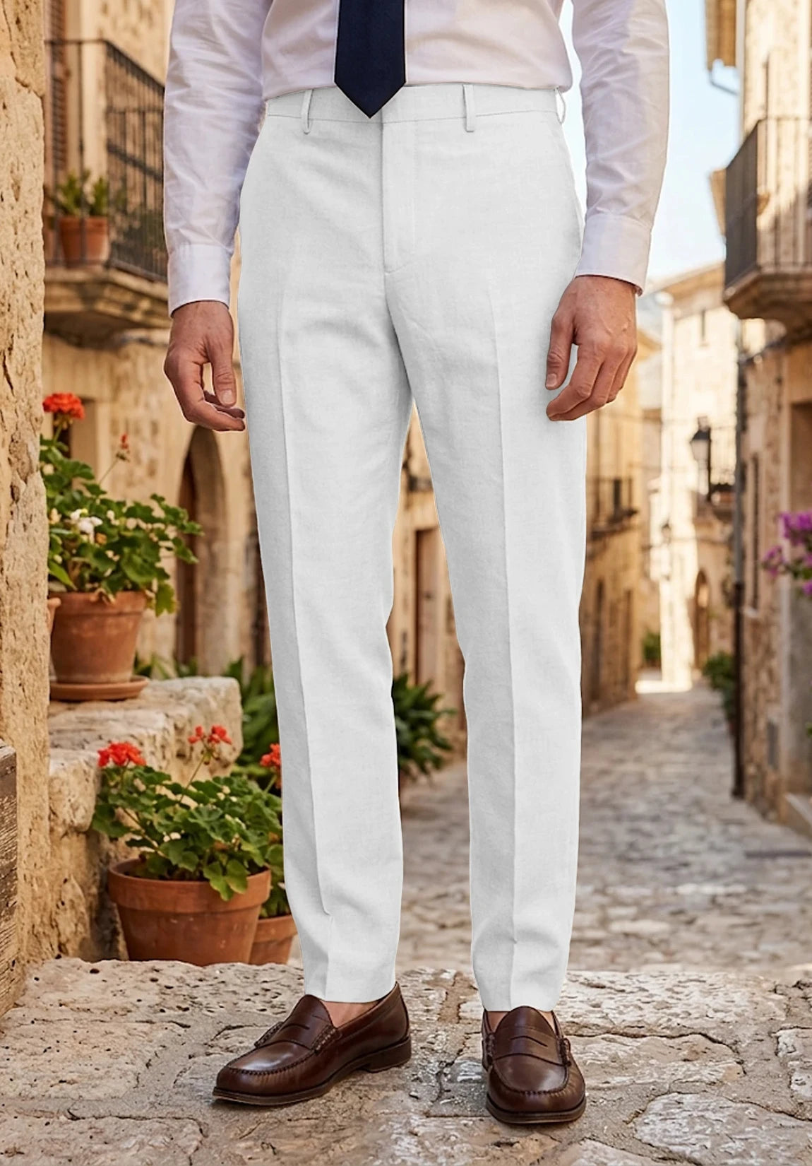 Men's white pants