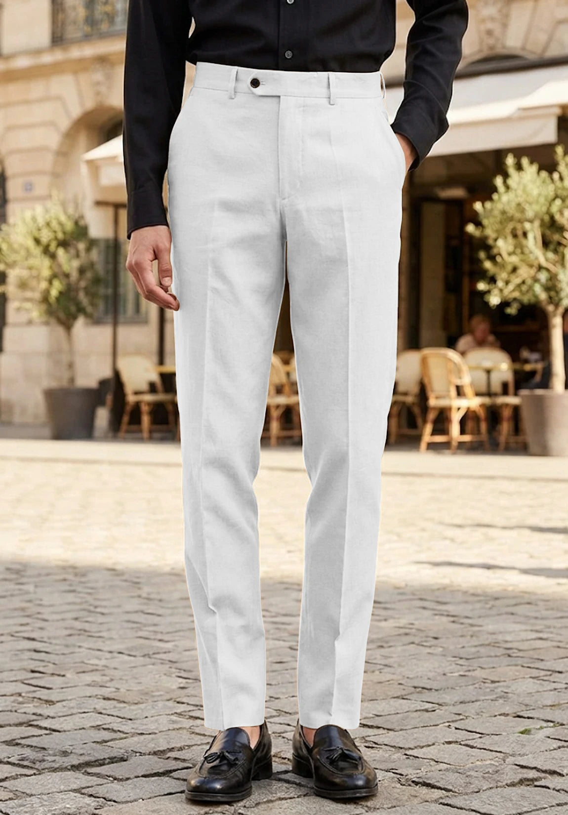 Men's white pants