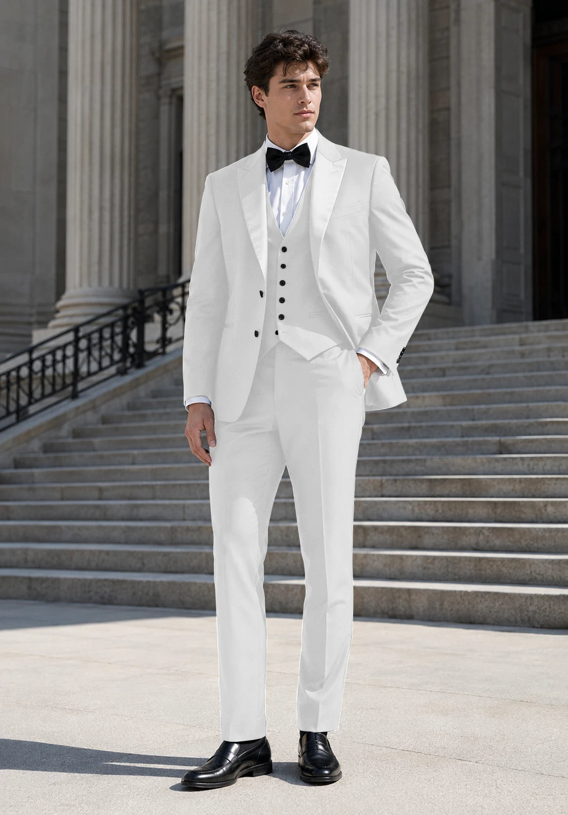 Men's white Suit