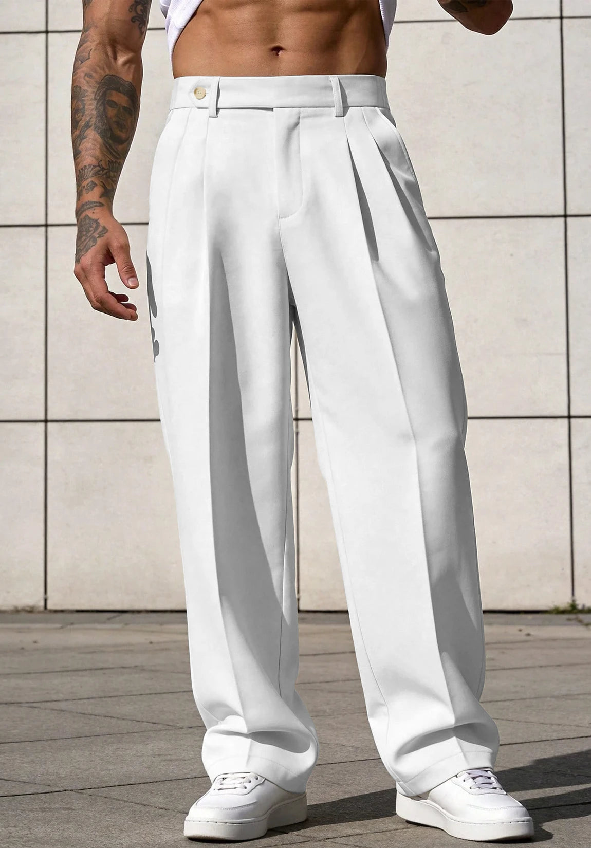 Men's white pants