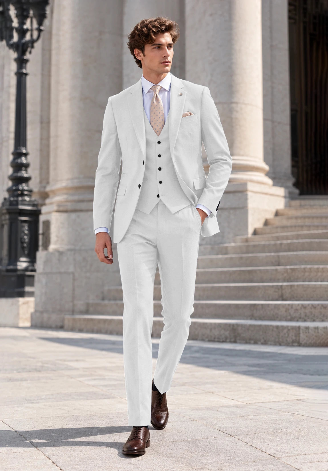 Men's white Suit