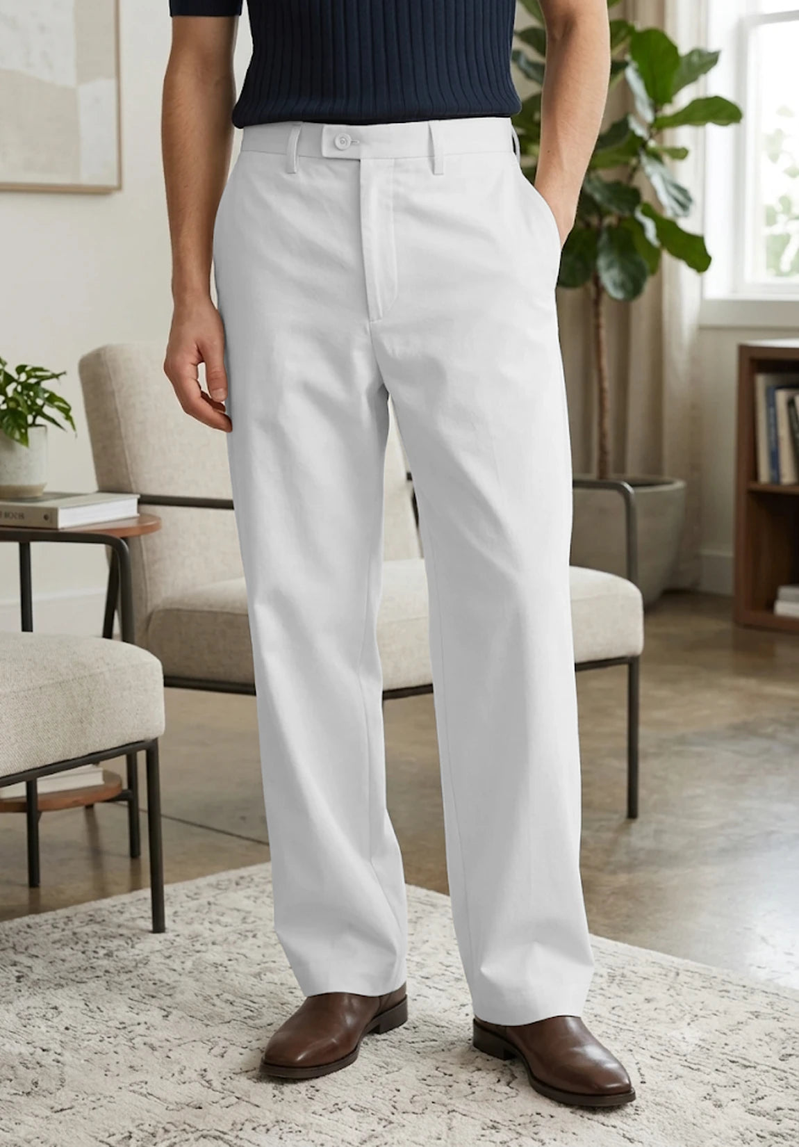 Men's white pants