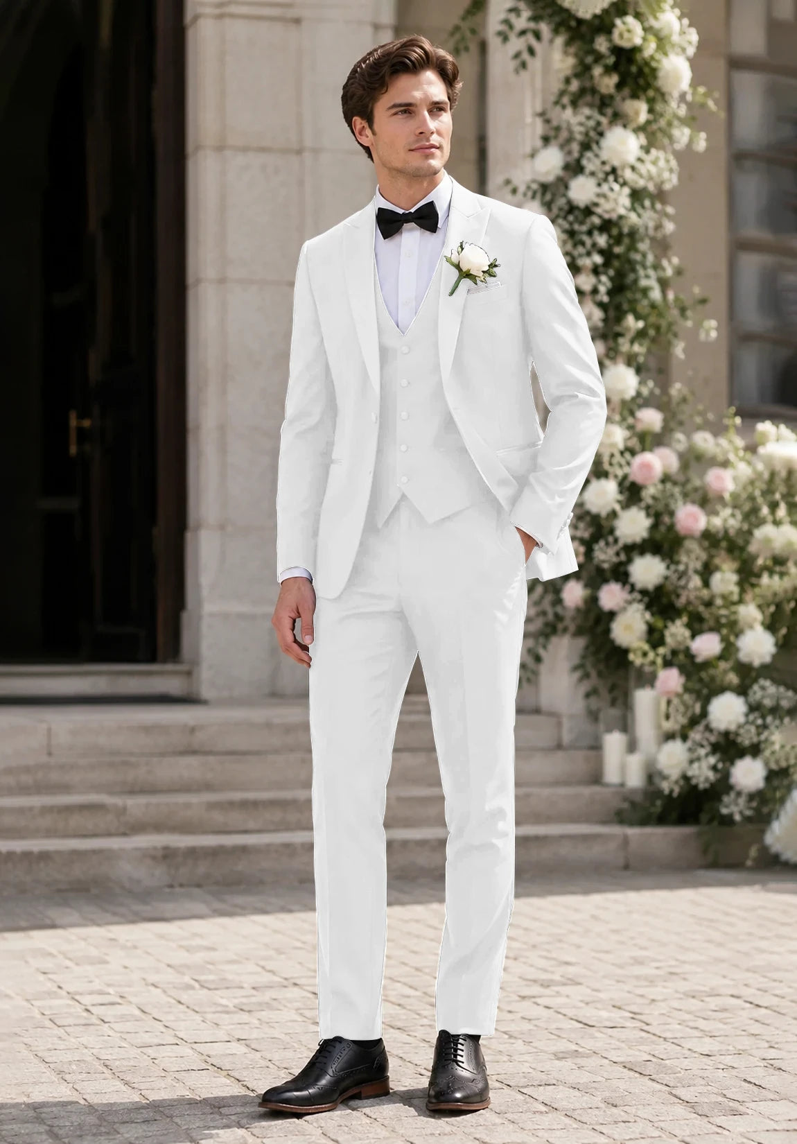 Men's white Suit