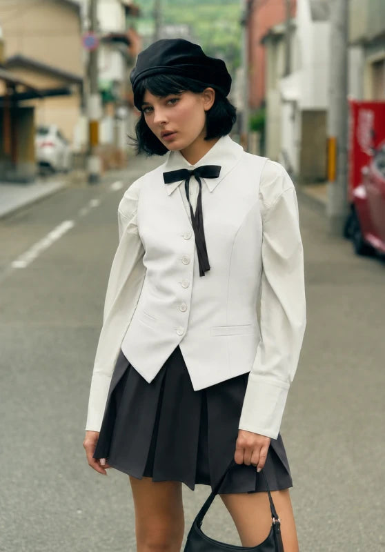 Women's ivory vest 
