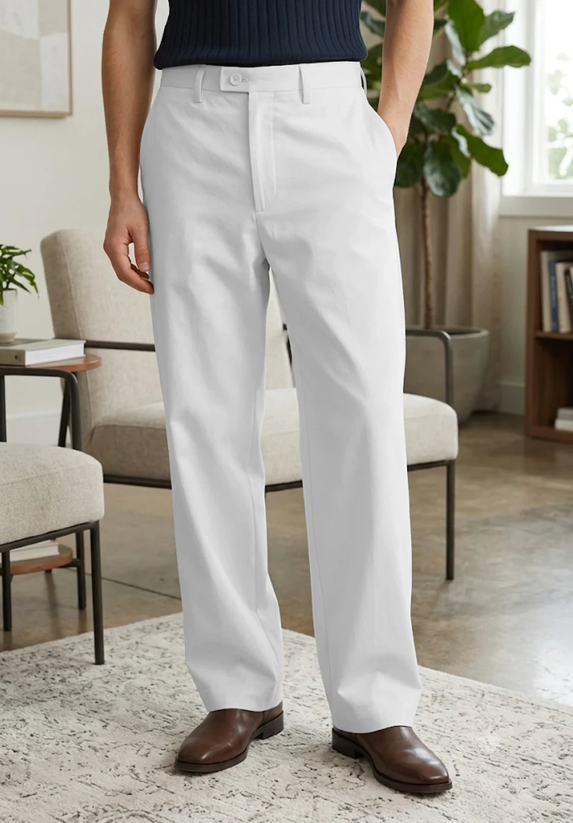 Men's white pants