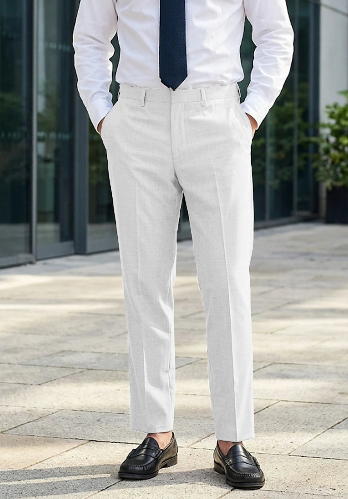 Men's white pants