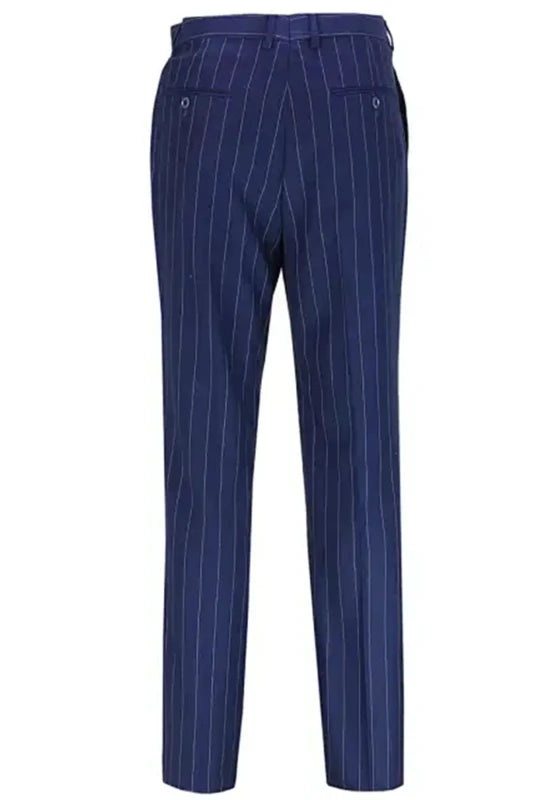Men's blue striped pants